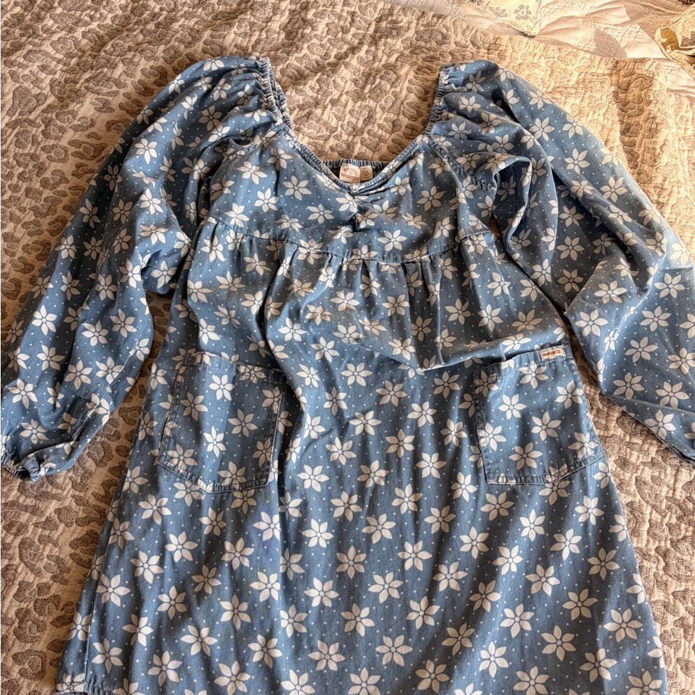 Billabong x wrangler light denim dress